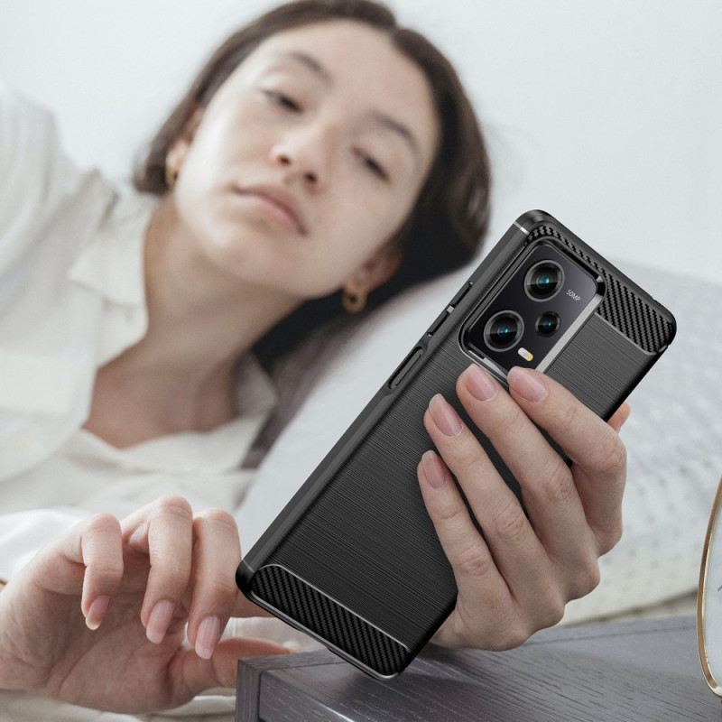 Maskica Xiaomi Redmi Note 12 Pro Brušena Karbonska Vlakna