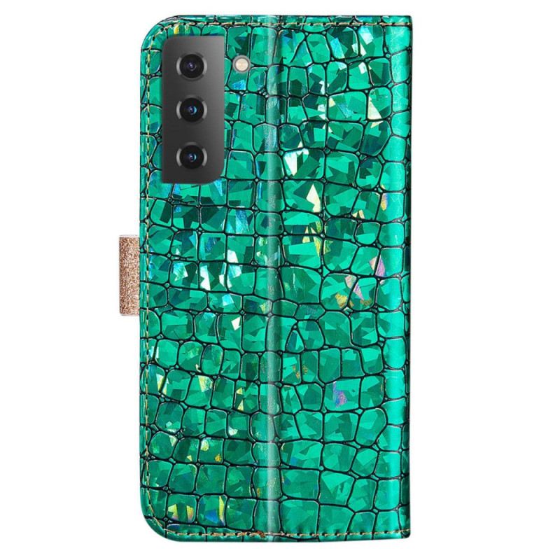 Kožna Futrola Samsung Galaxy S23 5G Croco Dijamanti