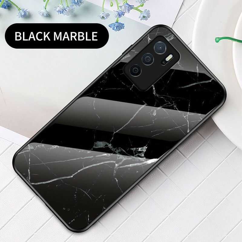 Maskica Oppo A16 / A16s Kaljeno Staklo U Boji Mramora