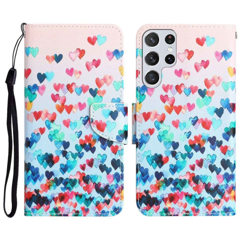 Futrola Samsung Galaxy S23 Ultra 5G Samo Strappy Hearts