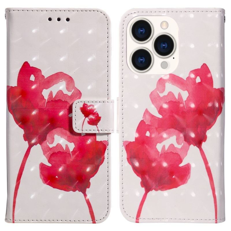 Maskica iPhone 14 Pro Max Akvarel Mak