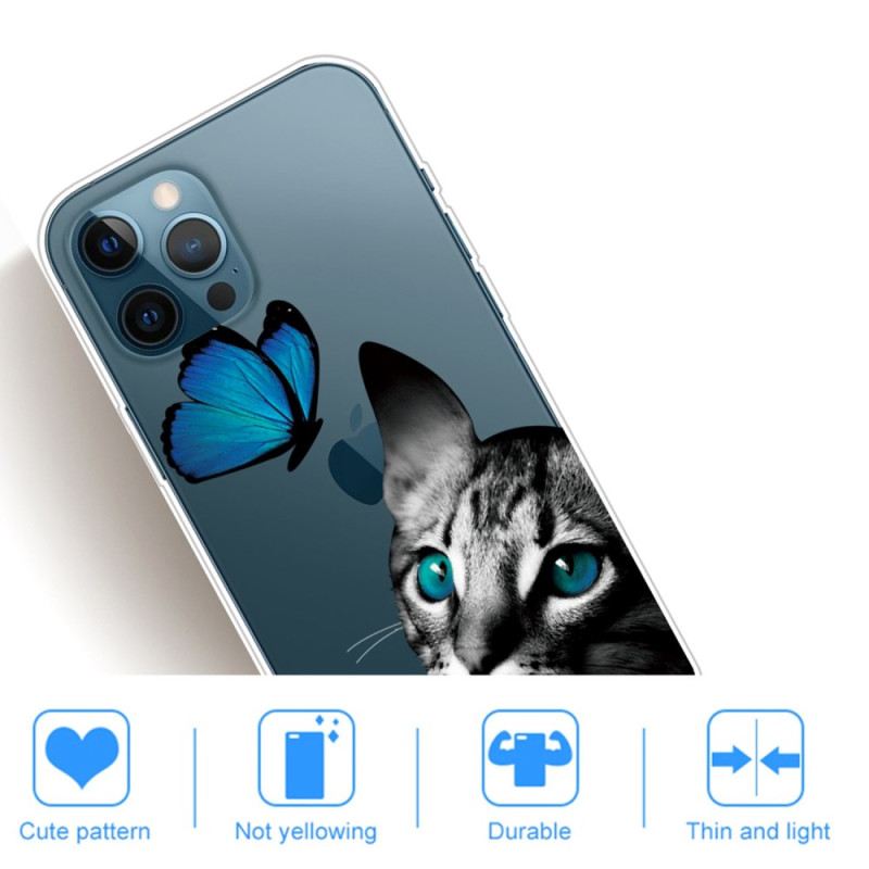 Maskica iPhone 14 Pro Max Mačka I Leptir