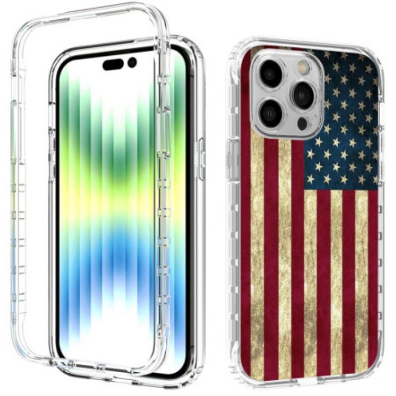 Maskica iPhone 14 Pro Max Poboljšana Američka Zastava