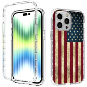 Maskica iPhone 14 Pro Max Poboljšana Američka Zastava