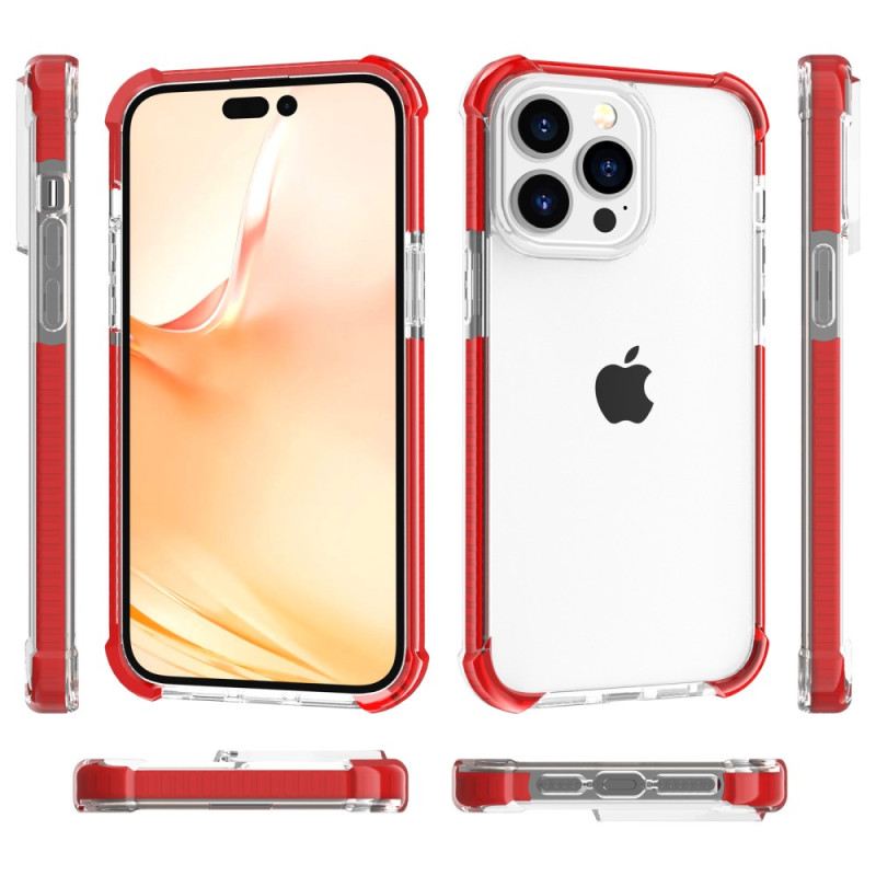 Maskica iPhone 14 Pro Max Prozirni Rubovi U Boji