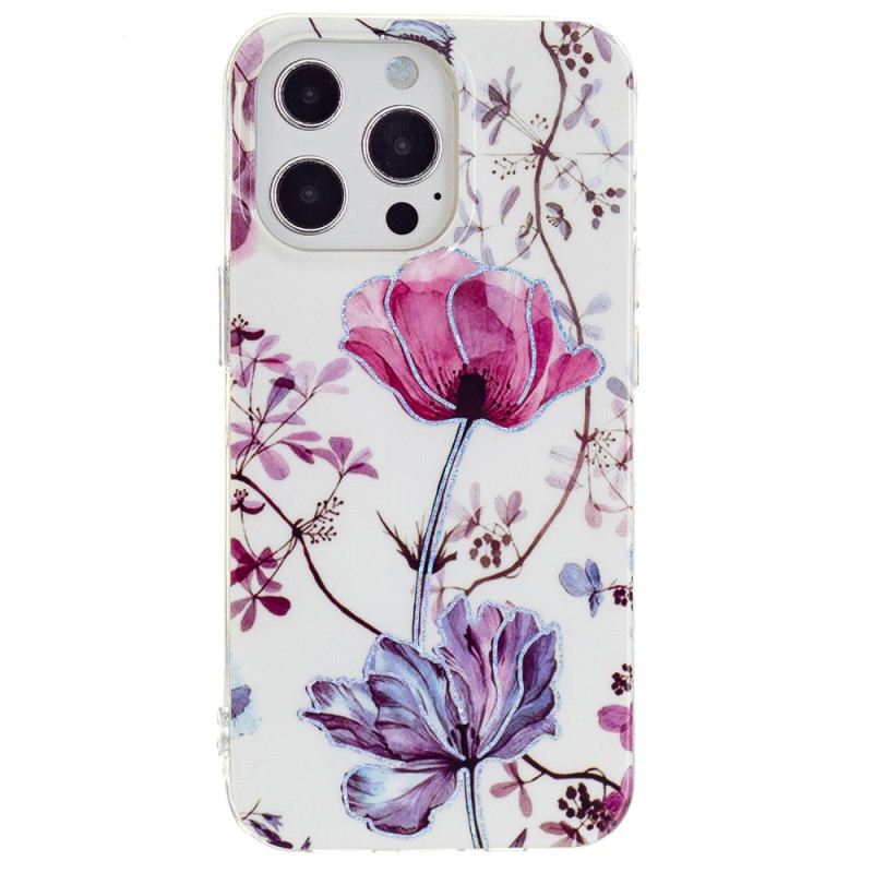 Maskica iPhone 15 Pro Cvjetni Mramor