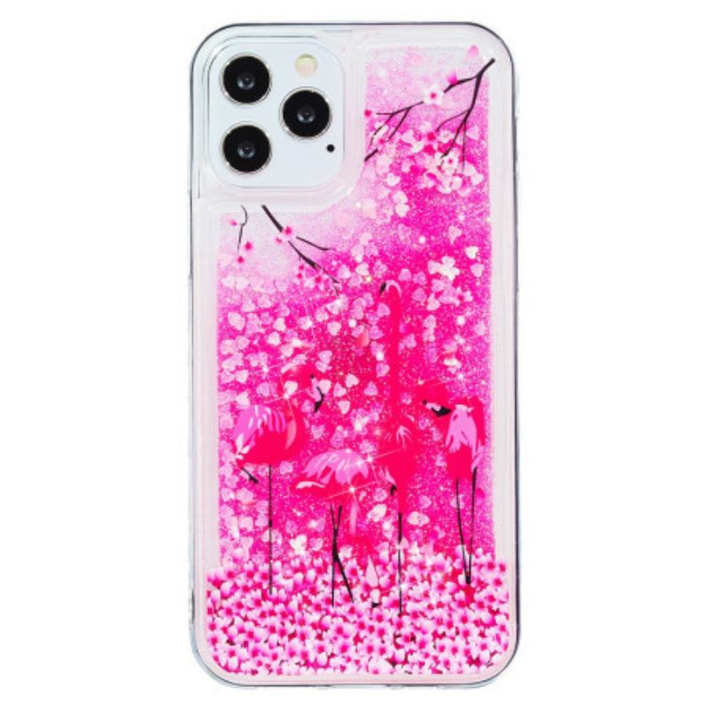 Maskica iPhone 15 Pro Flamingo Glitter