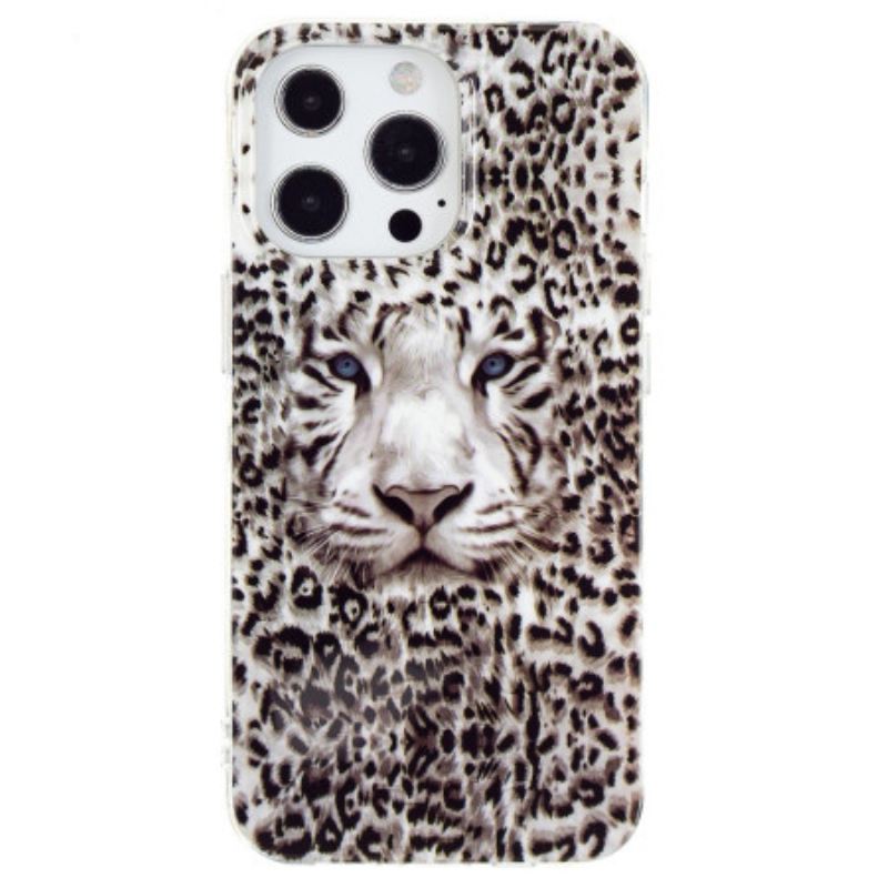 Maskica iPhone 15 Pro Fluorescentni Leopard