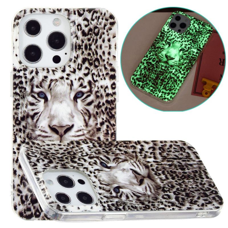 Maskica iPhone 15 Pro Fluorescentni Leopard