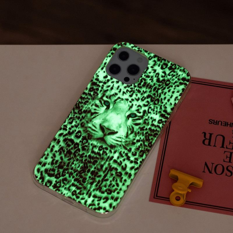 Maskica iPhone 15 Pro Fluorescentni Leopard