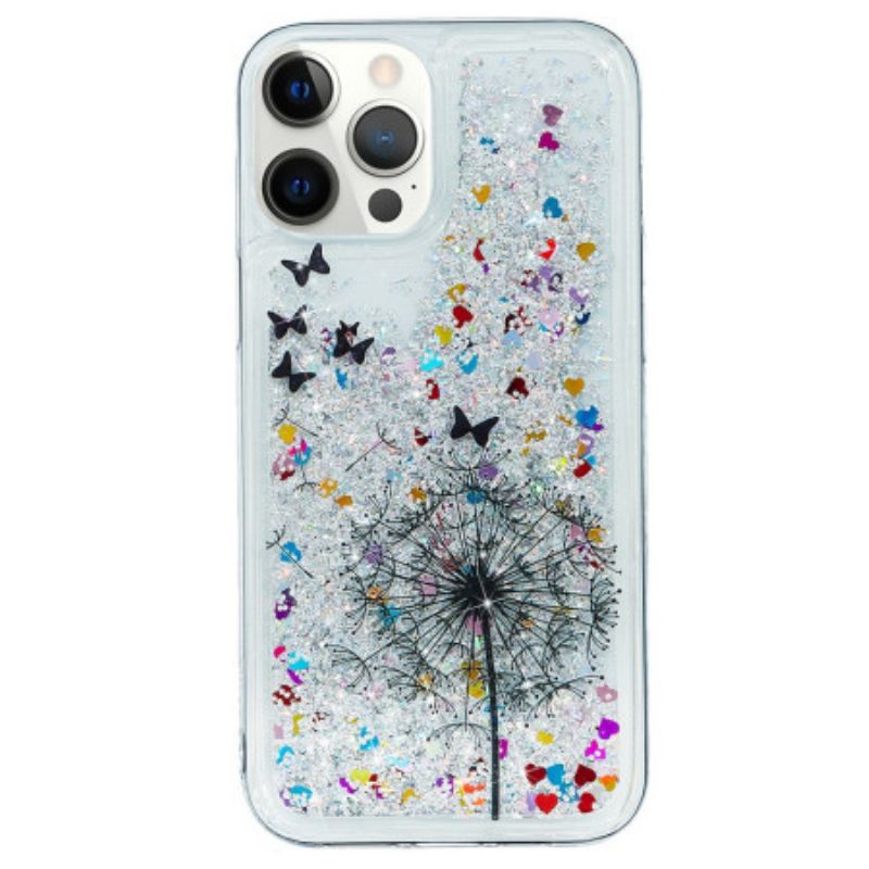 Maskica iPhone 15 Pro Maslačak Glitter