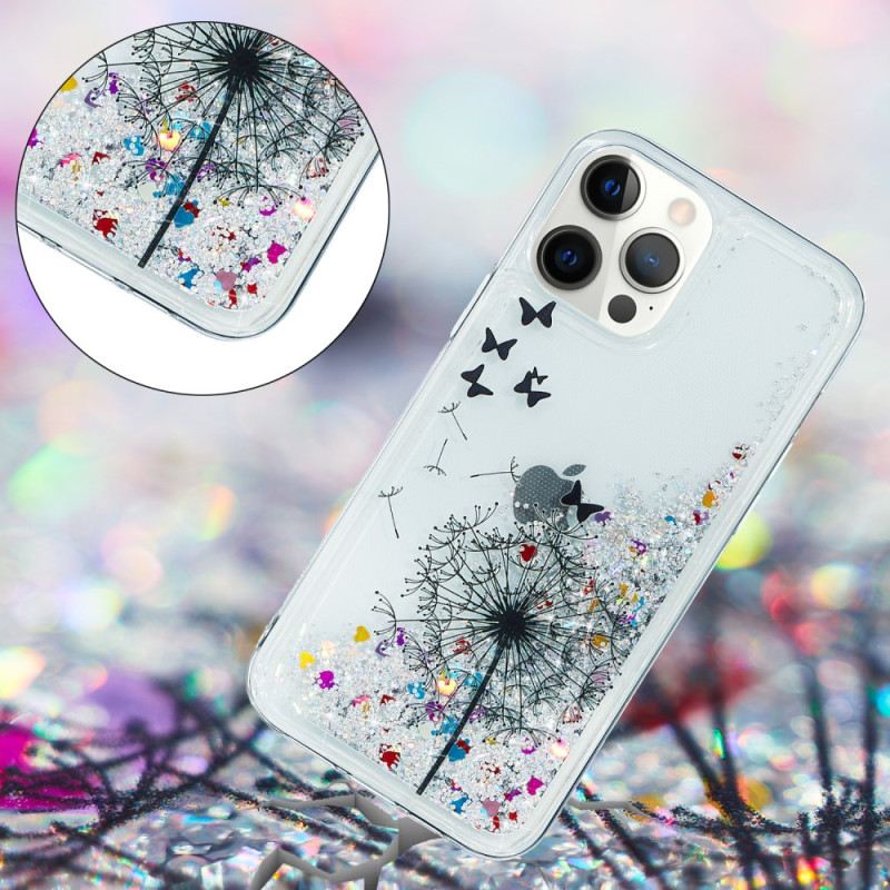 Maskica iPhone 15 Pro Maslačak Glitter