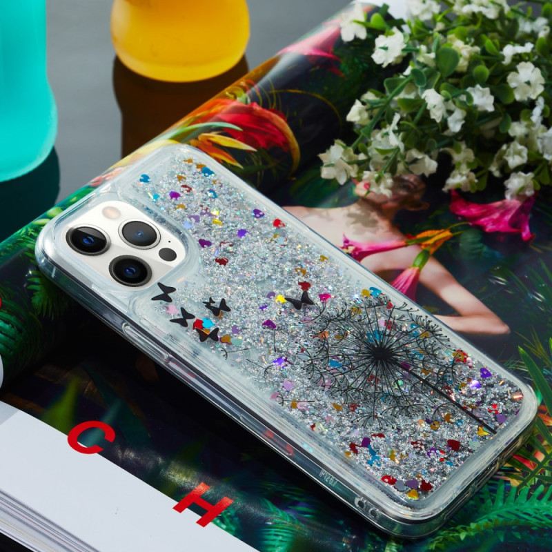 Maskica iPhone 15 Pro Maslačak Glitter