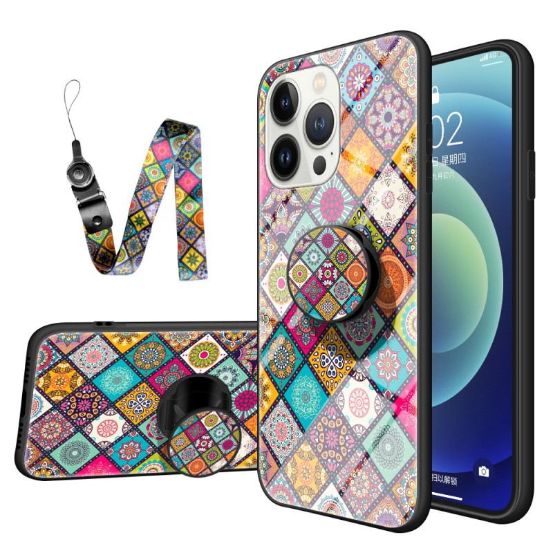 Maskica iPhone 15 Pro Patchwork