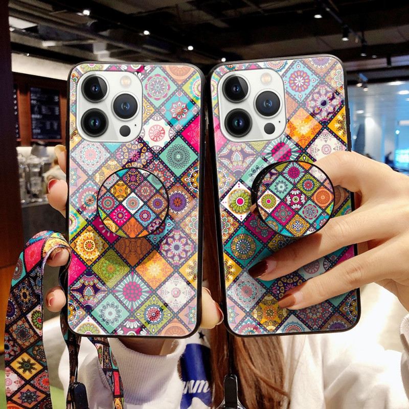 Maskica iPhone 15 Pro Patchwork