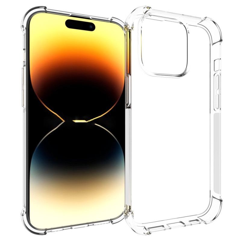 Maskica iPhone 15 Pro Prozirna S Ojačanim Uglovima