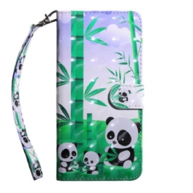 Futrola Xiaomi Redmi 10C Lanyard Panda Family