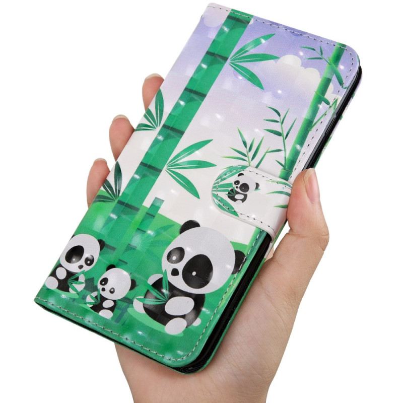 Futrola Xiaomi Redmi 10C Lanyard Panda Family