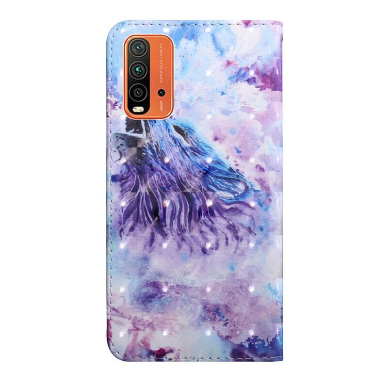 Flip Futrola Xiaomi Redmi 9T Akvarel Vuk