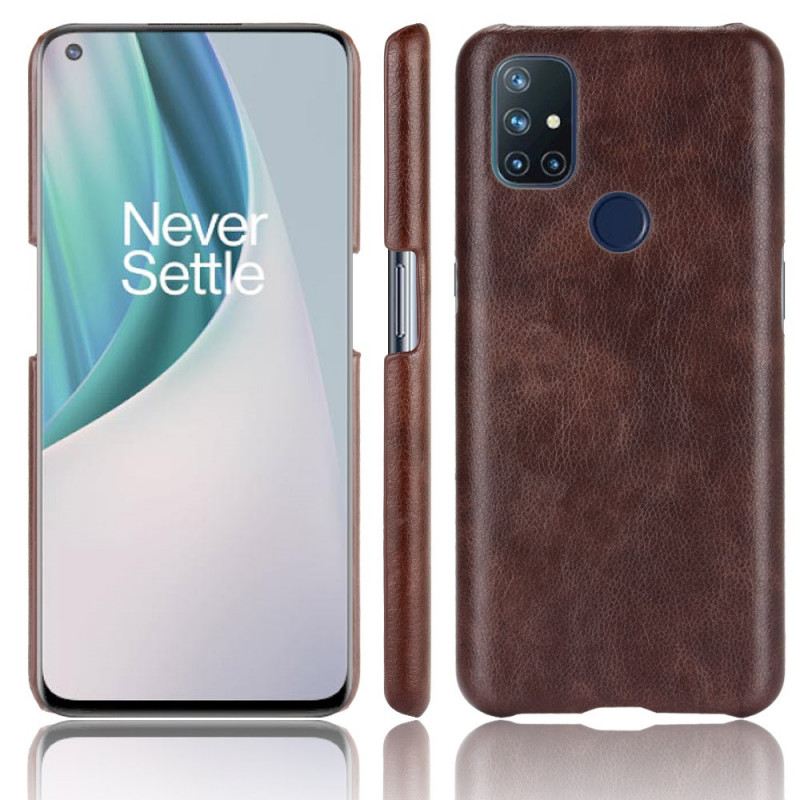 Maskica OnePlus Nord N10 Litchi Performance Leather Effect