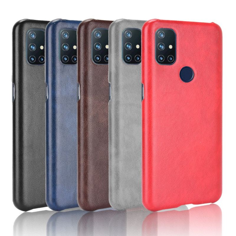 Maskica OnePlus Nord N10 Litchi Performance Leather Effect