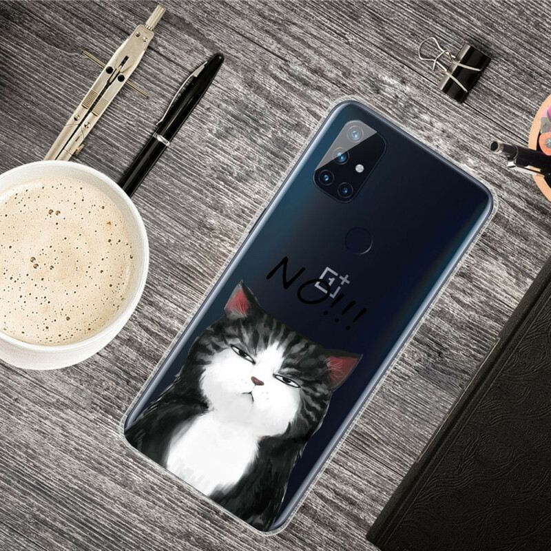 Maskica OnePlus Nord N10 Mačka Koja Kaže Ne