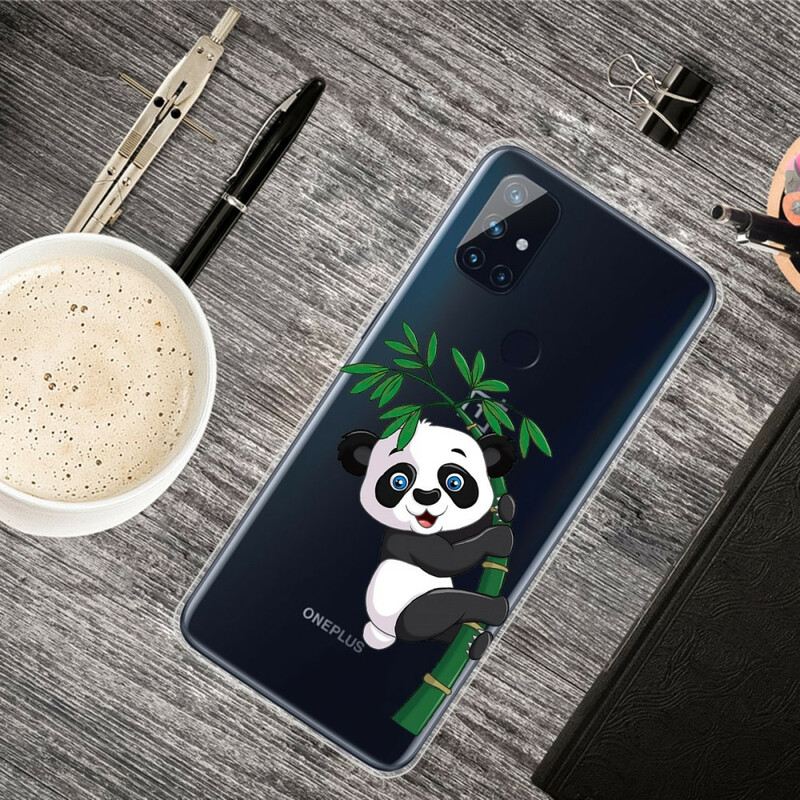 Maskica OnePlus Nord N10 Panda Bez Šavova Na Bambusu