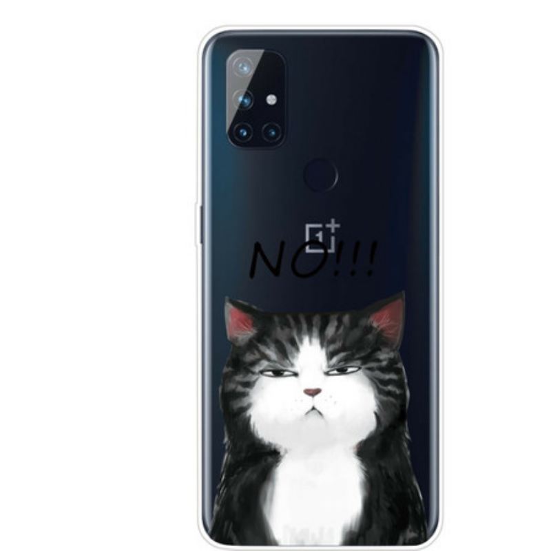 Maskica OnePlus Nord N100 Mačka Koja Kaže Ne