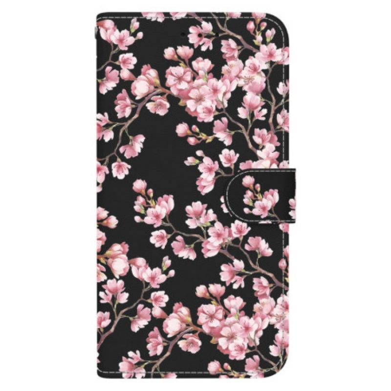 Flip Futrola Xiaomi Redmi Note 13 Pro Plus 5g Novčanik Plum Blossoms