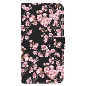 Flip Futrola Xiaomi Redmi Note 13 Pro Plus 5g Novčanik Plum Blossoms