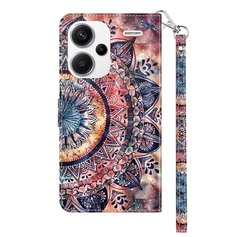 Flip Futrola Xiaomi Redmi Note 13 Pro Plus 5g Šarena Mandala S Remenom