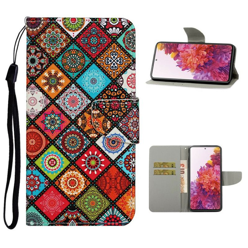 Flip Futrola Samsung Galaxy S20 FE Patchwork Mandale S Uzicom