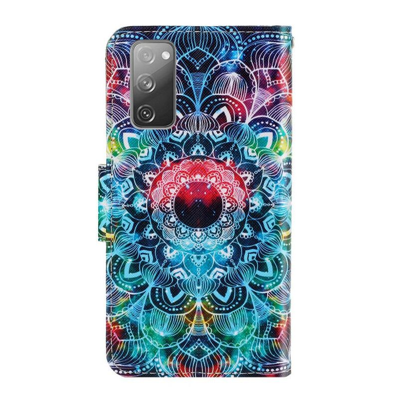 Kožna Futrola Samsung Galaxy S20 FE Mandala Na Nebu