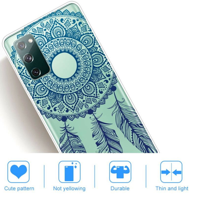 Maskica Samsung Galaxy S20 FE Mandala S Jednim Cvijetom