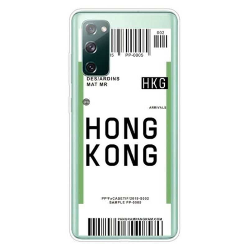 Maskica Samsung Galaxy S20 FE Ukrcajna Karta Za Hong Kong