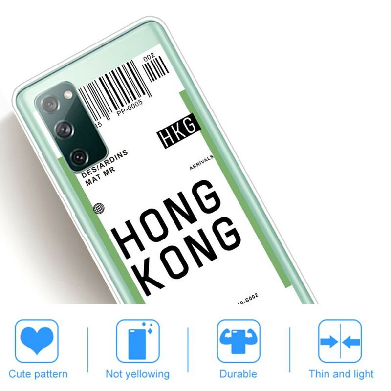 Maskica Samsung Galaxy S20 FE Ukrcajna Karta Za Hong Kong