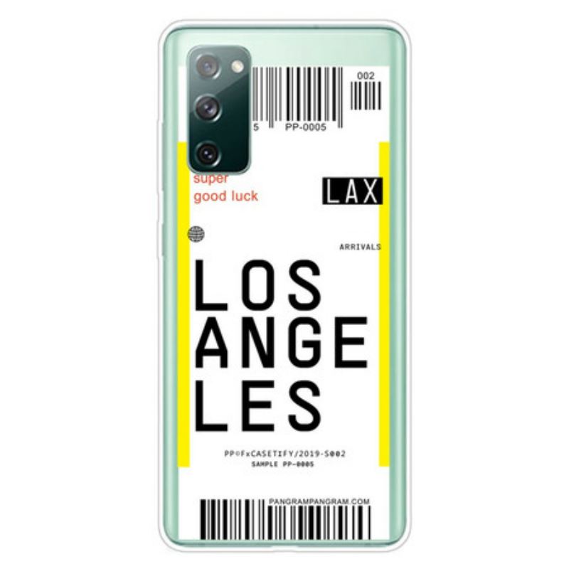 Maskica Samsung Galaxy S20 FE Ukrcajna Karta Za Los Angeles