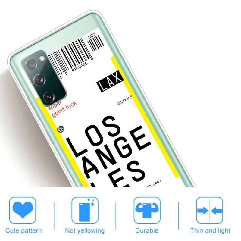 Maskica Samsung Galaxy S20 FE Ukrcajna Karta Za Los Angeles