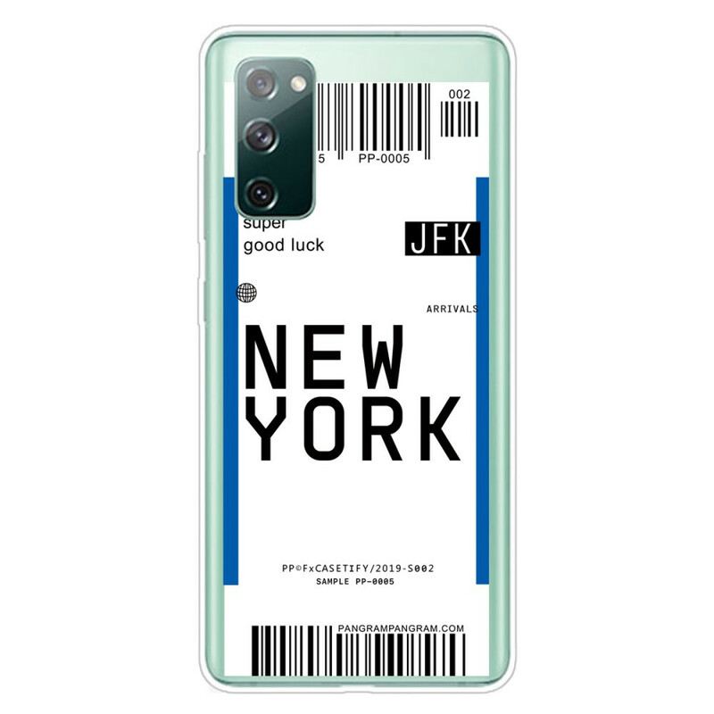 Maskica Samsung Galaxy S20 FE Ukrcajna Karta Za New York