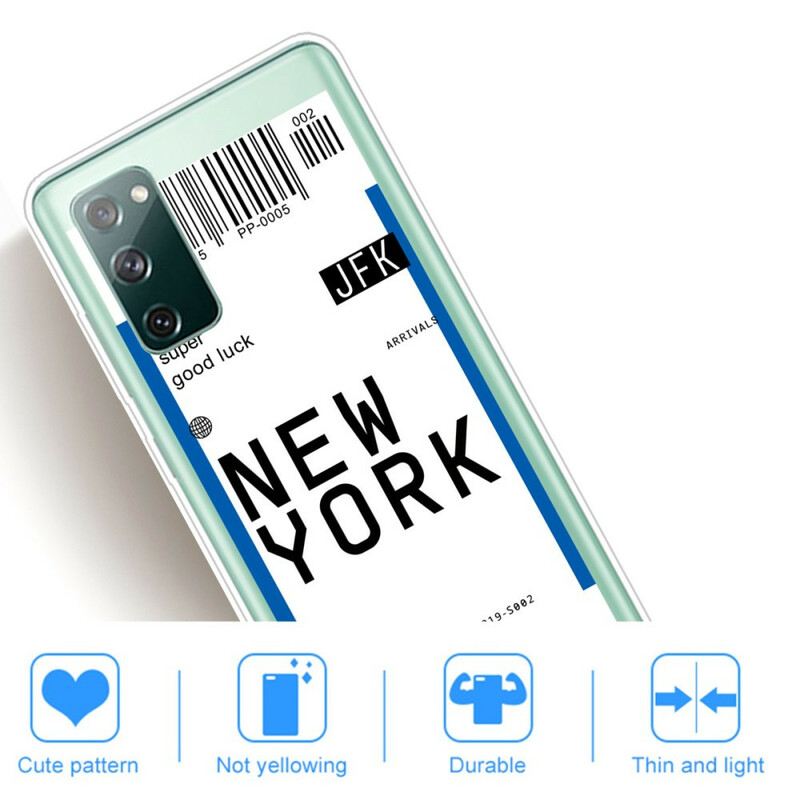 Maskica Samsung Galaxy S20 FE Ukrcajna Karta Za New York