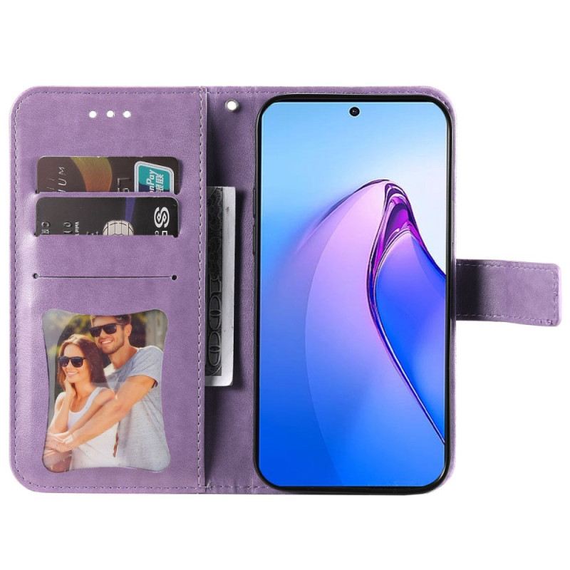 Flip Futrola Oppo Reno 8 Pro Cvjetni Na Remenčiće