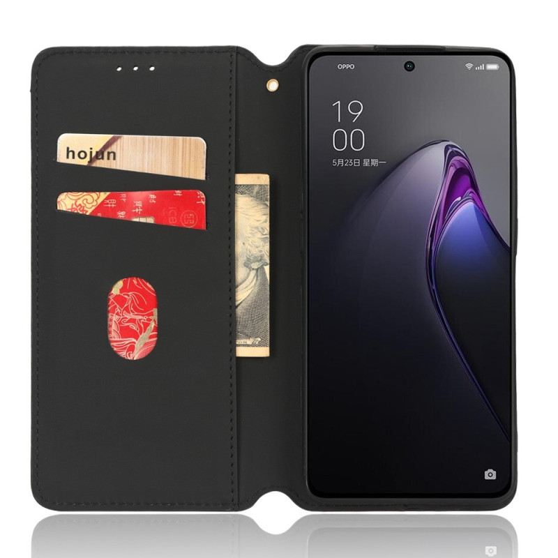 Flip Futrola Oppo Reno 8 Pro Kožna Futrola 3d Efekt Kocke Kože