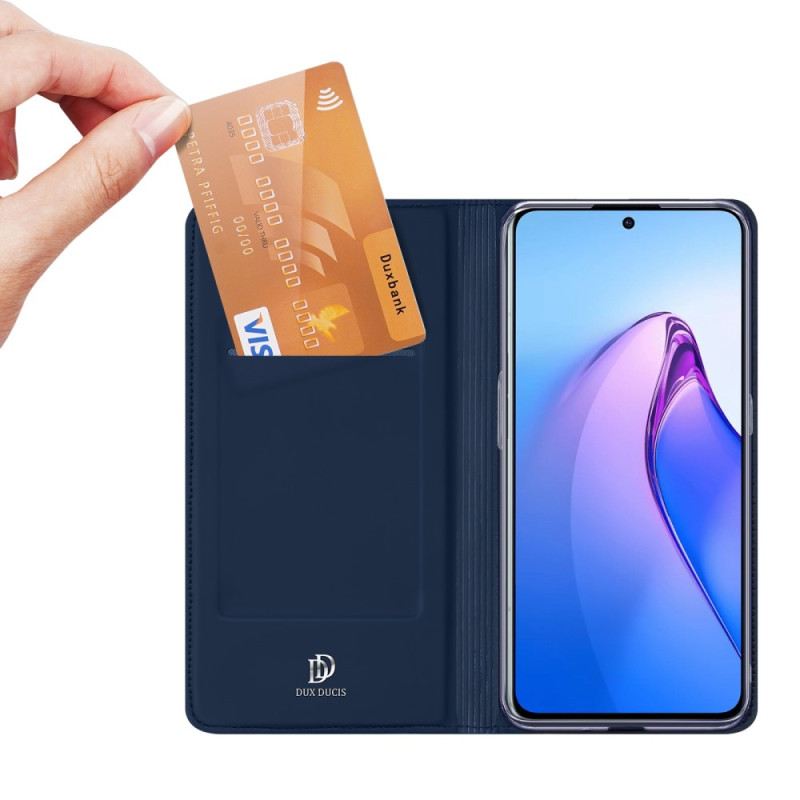 Flip Futrola Oppo Reno 8 Pro Kožna Futrola Skin Pro Dux Ducis