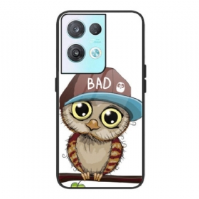 Maskica Oppo Reno 8 Pro Kaljeno Staklo Bad Owl