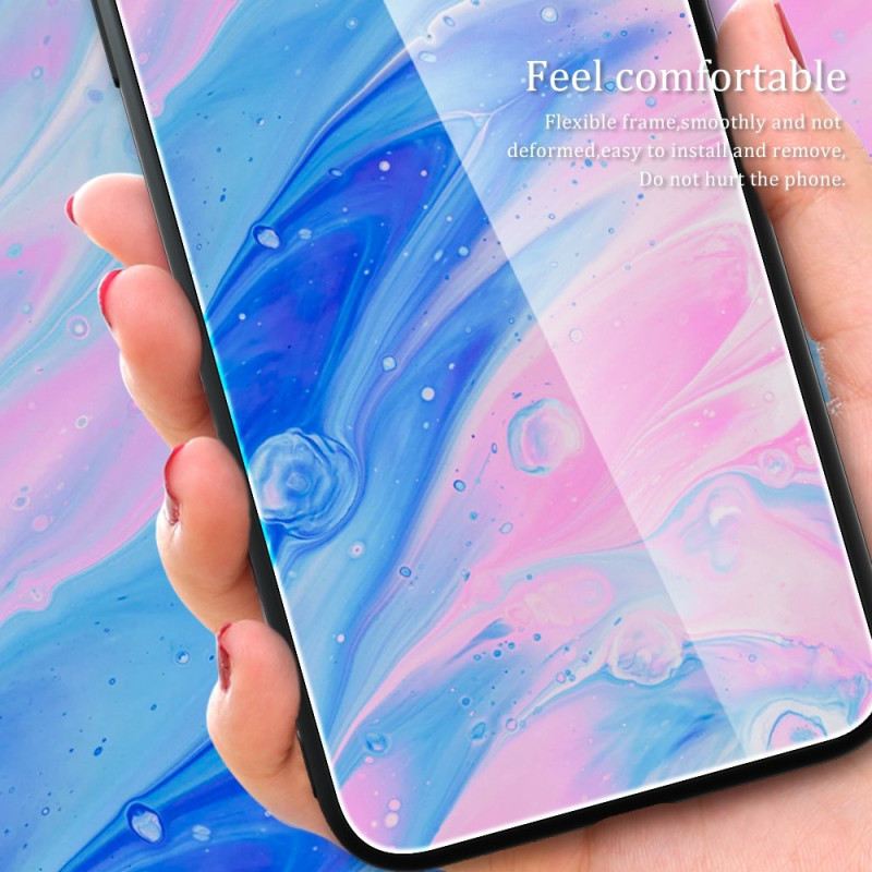 Maskica Oppo Reno 8 Pro Kaljeno Staklo U Boji Mramora