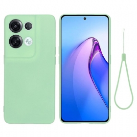 Maskica Oppo Reno 8 Pro Tekući Silikon S Remenčićima