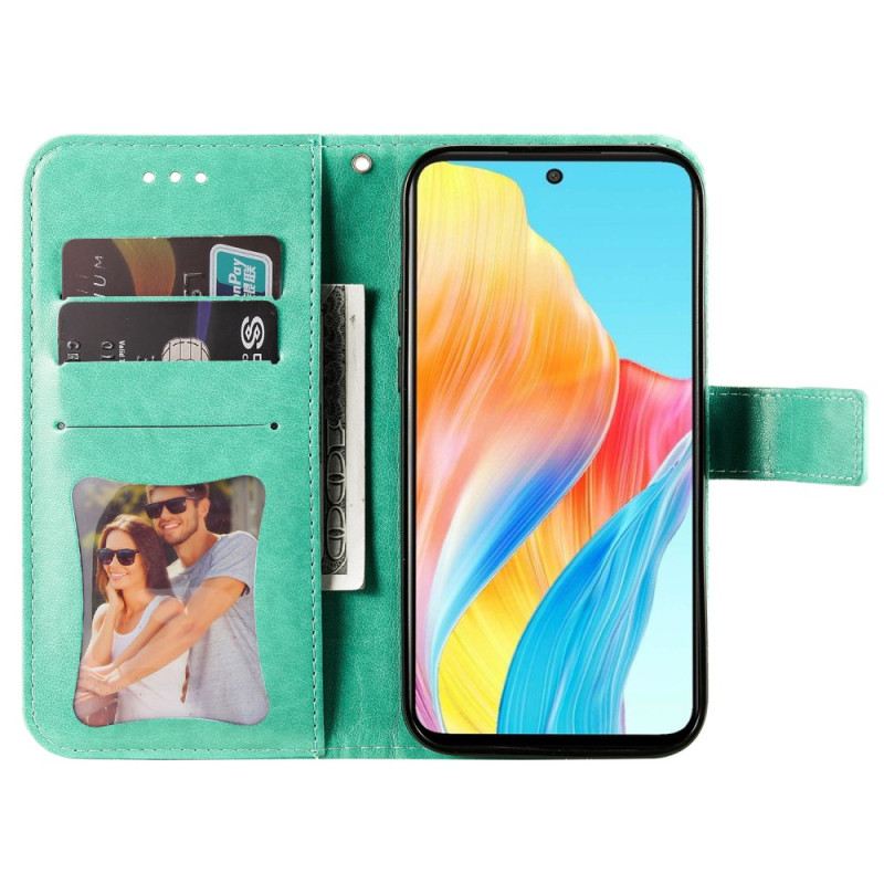 Flip Futrola Oppo A98 5g Maskice Za Mobitele Otisak Mandale S Remenom