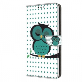 Flip Futrola Oppo A98 5g Maskice Za Mobitele Sova Koja Spava