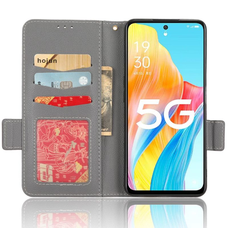 Kožna Futrola Oppo A98 5g Ultra Fina Dvostruka Kopča