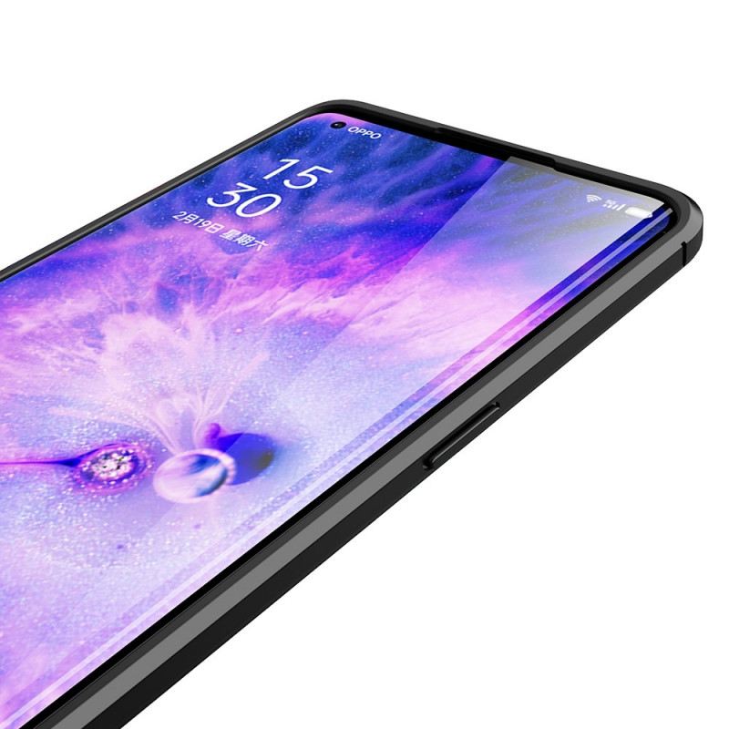 Maskica Oppo Find X5 Pro Efekt Dvostruke Linije Litchi Kože